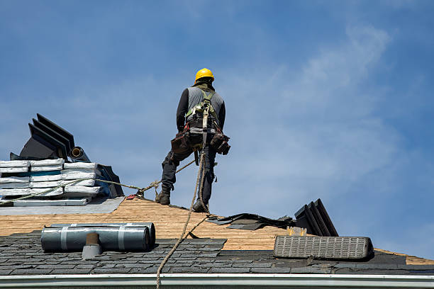 Professional Roof Installation technician working in Mount Solon, VA